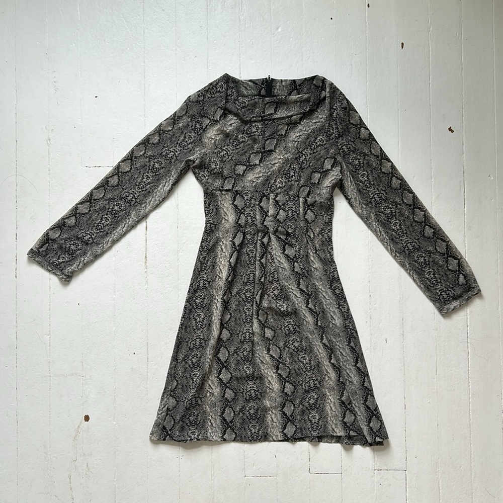 Vintage Python Mini Dress